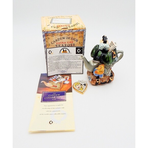 Cardew Design Teapot Travellers Return 658 Limited Edition 1996 Original Box - Picture 1 of 13